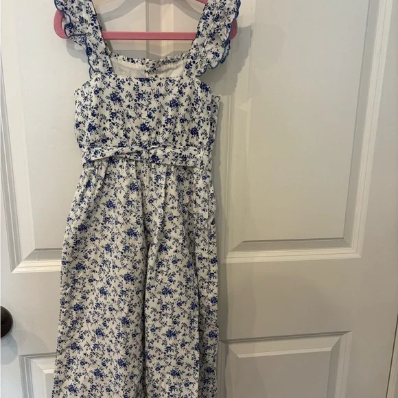 Polo by Ralph Lauren White and Blue Dress - Picture 2 of 3